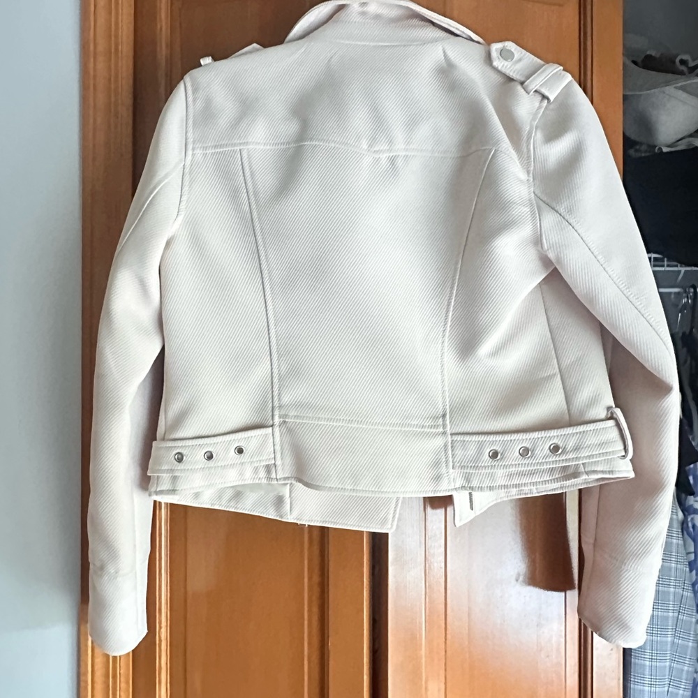 Faux leather jacket